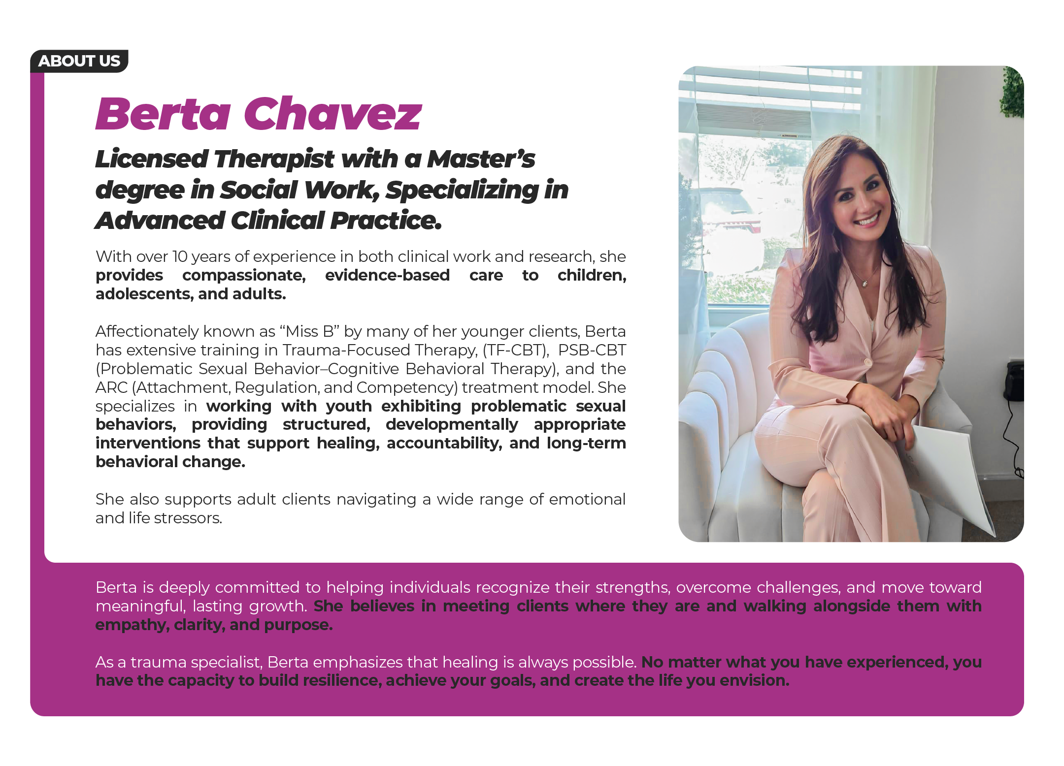 Berta Chavez Profile