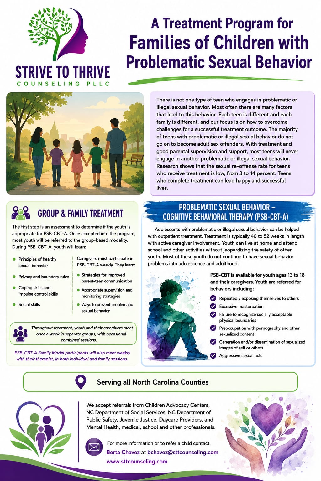 PSB-CBT Problematic Behavior Program Flyer